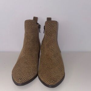 Leopard Print Ankle Boots